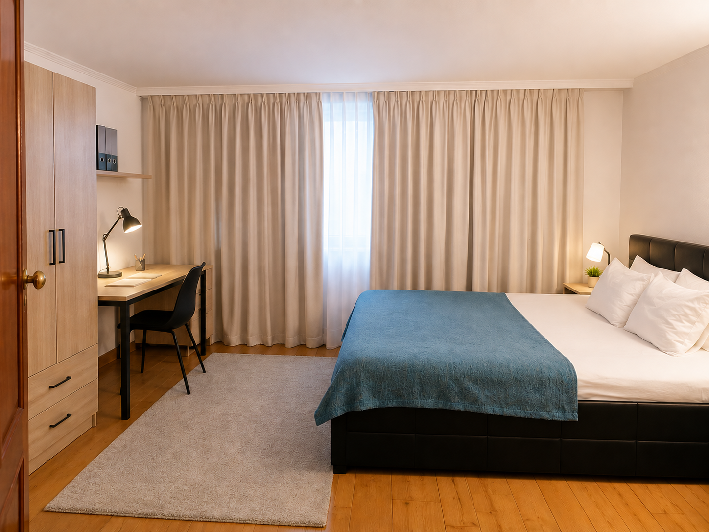 Appartement Chaleureux au Design Scandinave – Ambiance Bois & Confort
